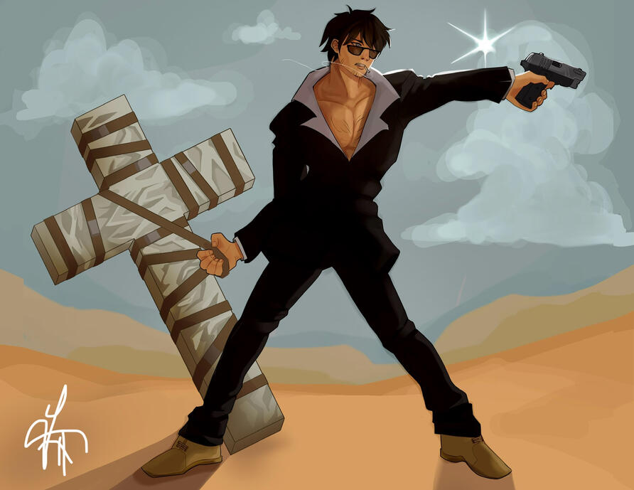 Wolfwood from Trigun
